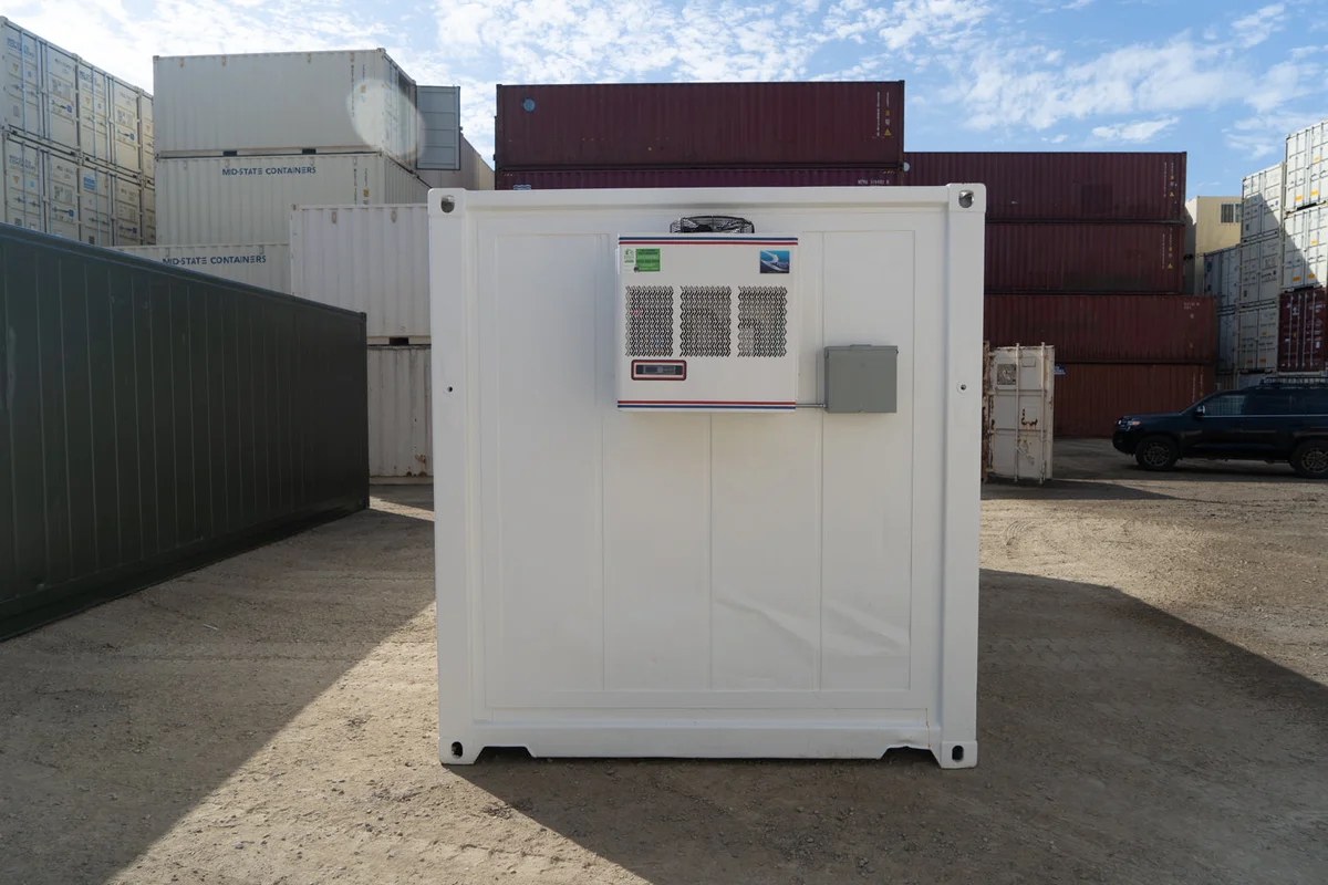 20' STD Refrigerated Container Used Box - New Motor (Single Phase 3.5 HP Freezer) - Image 2