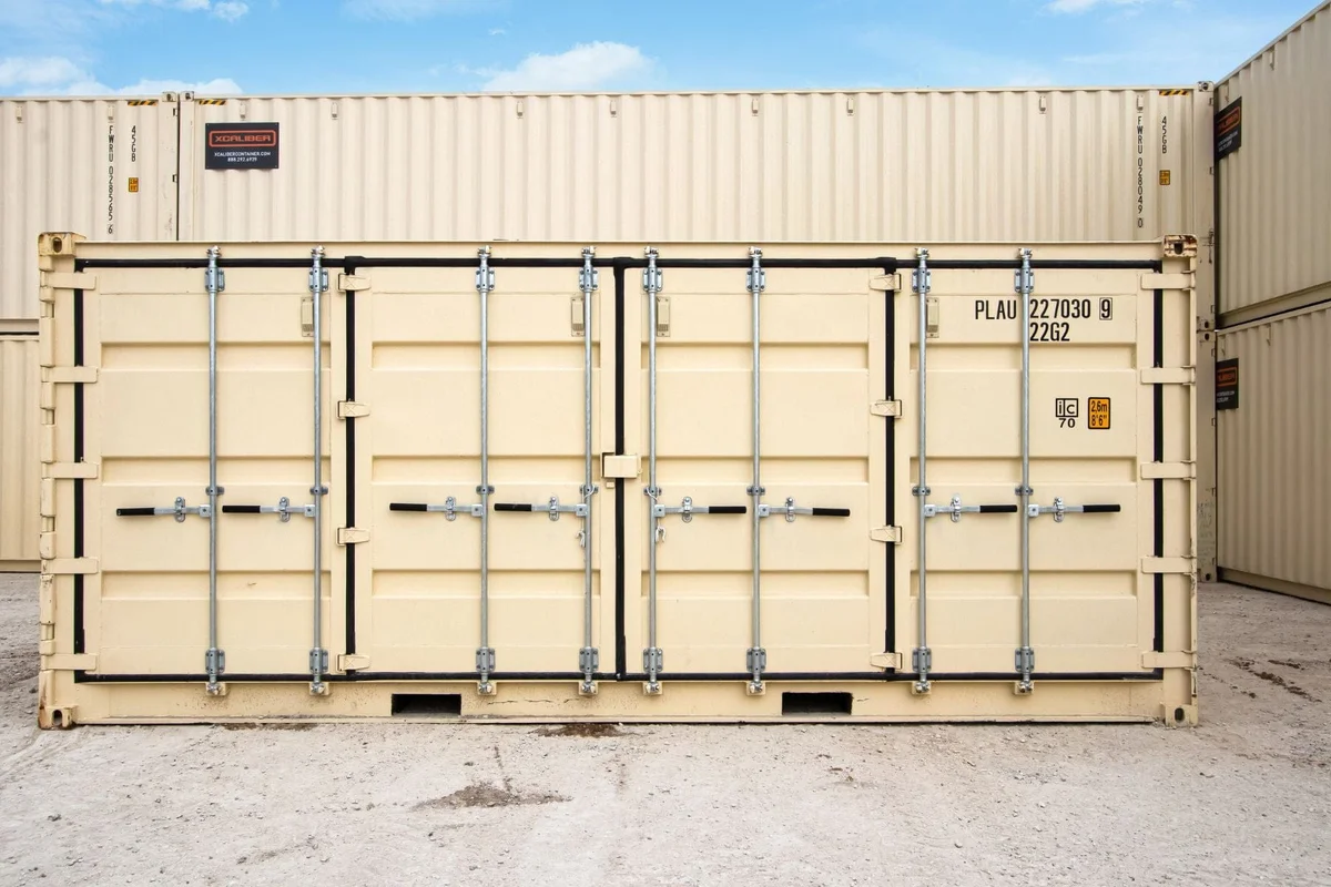 20' Standard 1-Trip, Full Side Open Shipping Container - Image 2