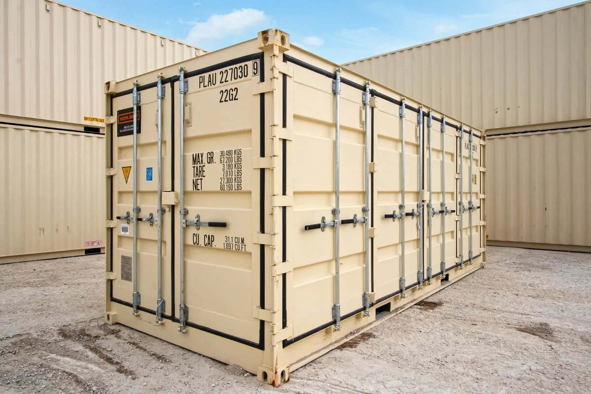 20' Standard 1-Trip, Full Side Open Shipping Container - Image 3