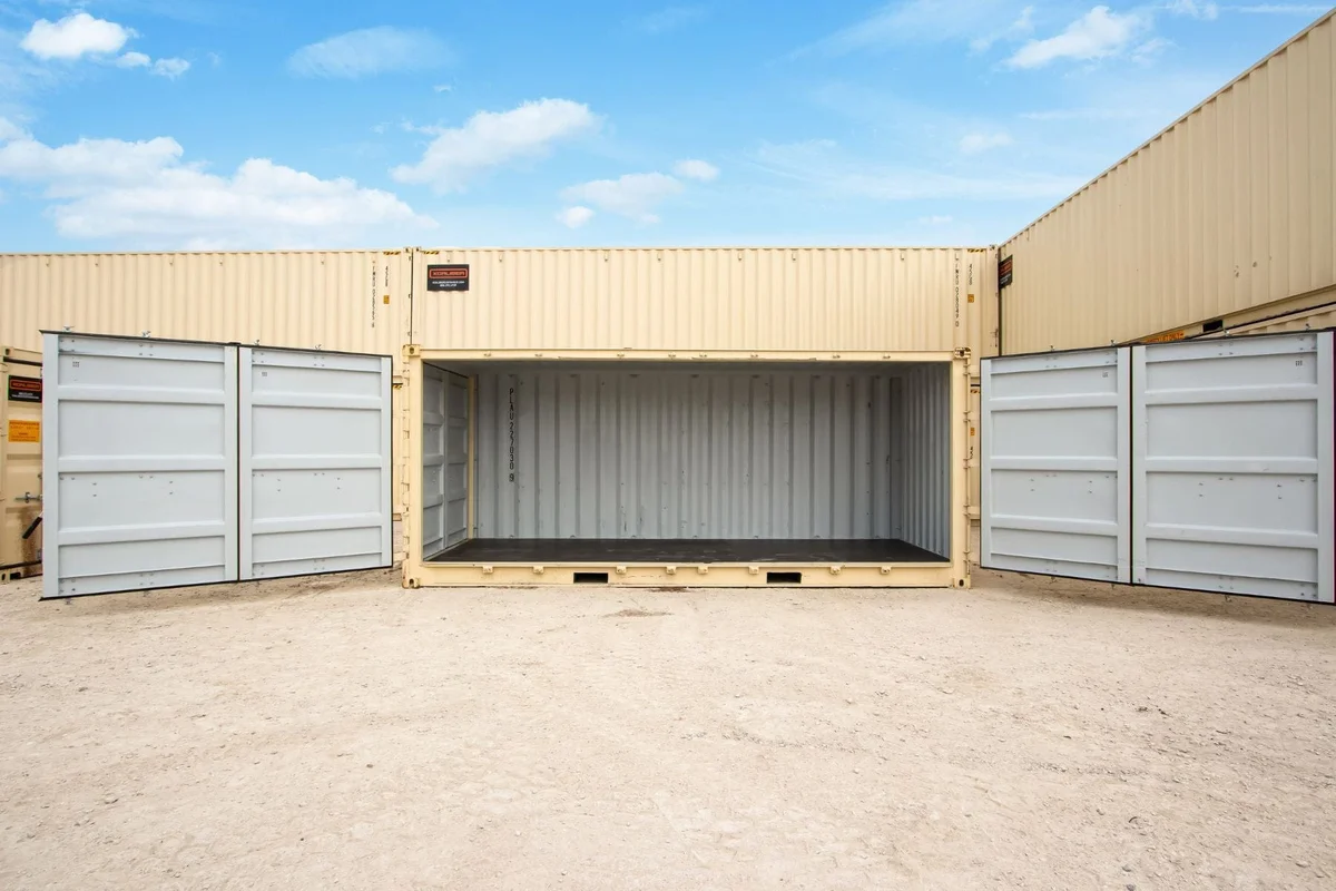 20' Standard 1-Trip, Full Side Open Shipping Container - Image 4