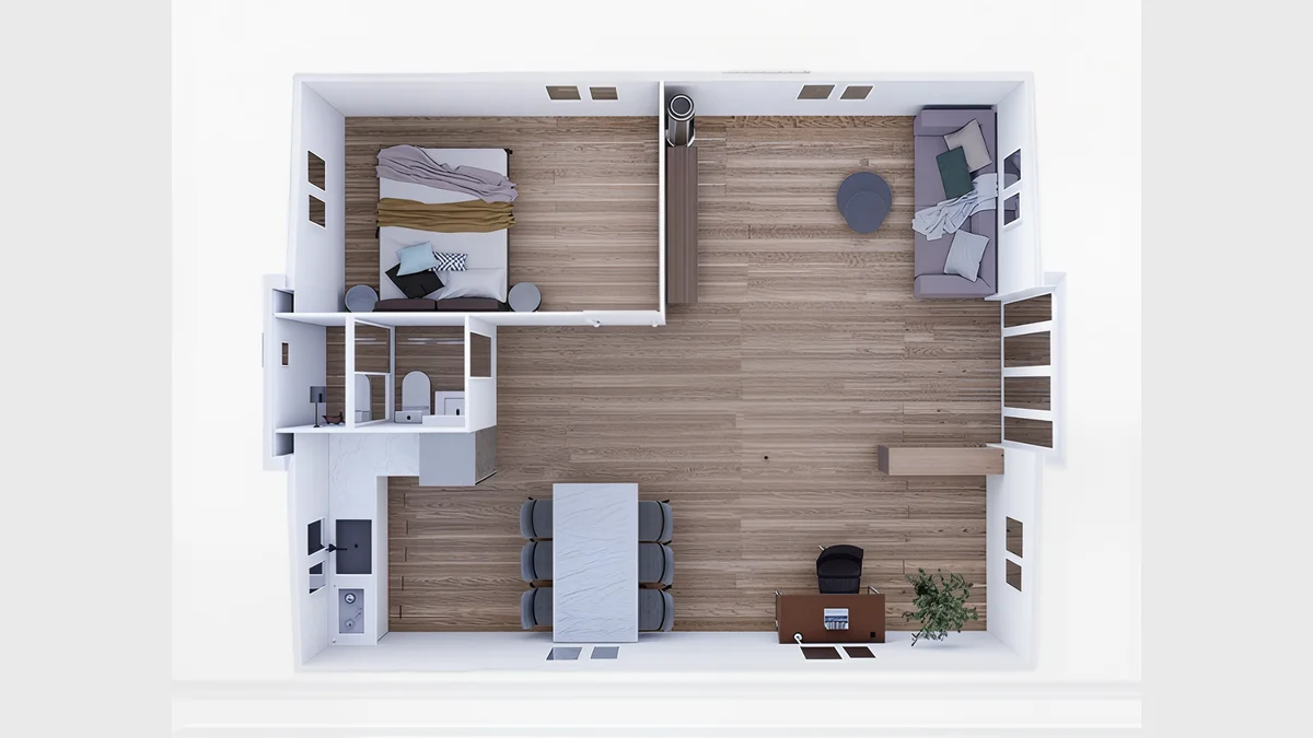 Haven Nest - 30' Expandable Container Home | 2 Bedrooms | Full Bath, Kitchen, Living Room | 585 SF Modular Tiny Home - Image 13