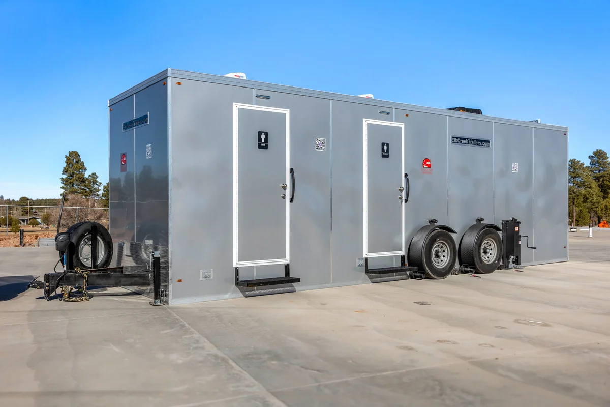 ADA+8 Stall Lowering Direct Hookup Restroom Trailer