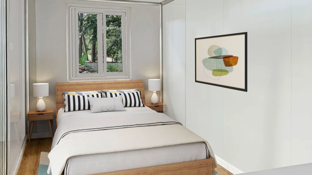 Grand Luxe - 40'+ Expandable Container Home | 3 Bedrooms | Full Bath, Kitchen, Living Room | High-Ceiling Modular Home (865 SF) - Image 6