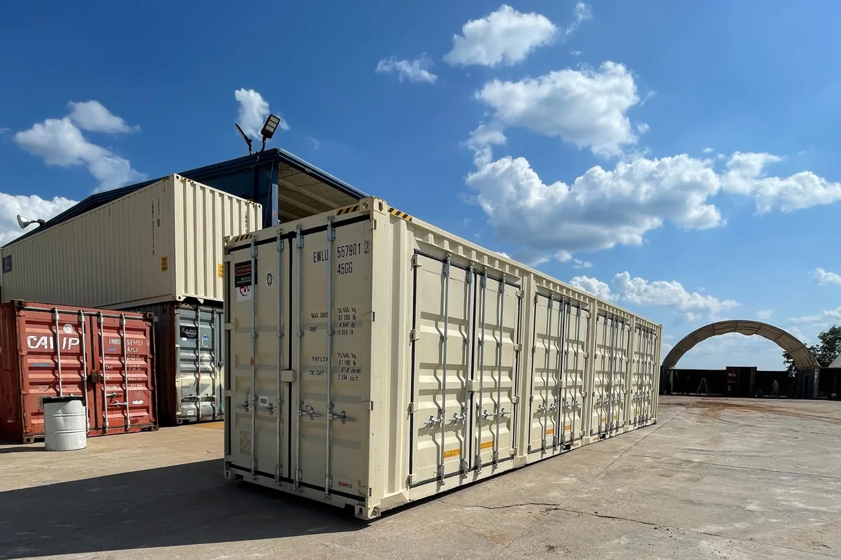 40' High Cube 1-Trip, 4 Door Side Open Shipping Container - Image 3