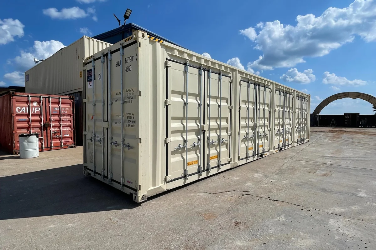 40' High Cube 1-Trip, 4 Door Side Open Shipping Container - Image 5