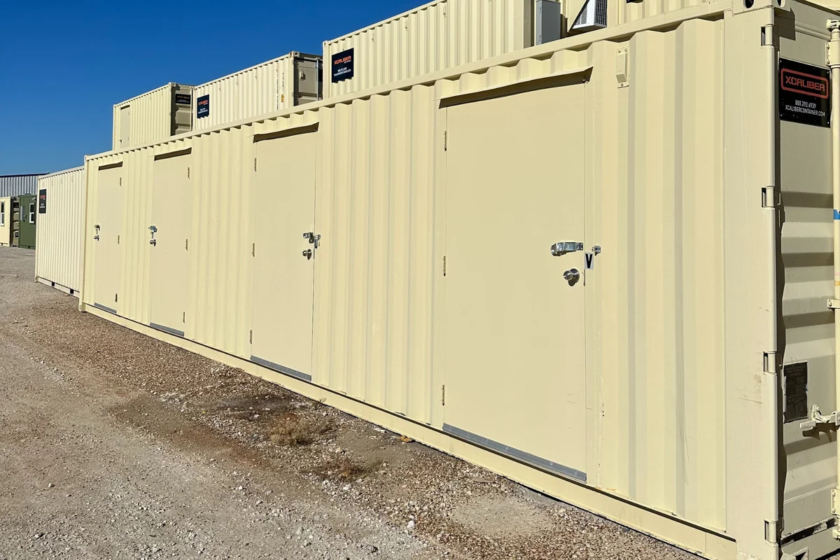 READY TO SHIP - 40' Custom 1-Trip Shipping Container