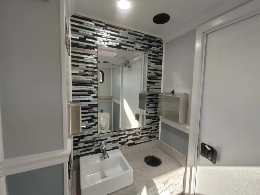 ECT-2-Stall Luxury Restroom Trailer 12' x 7' - Image 3