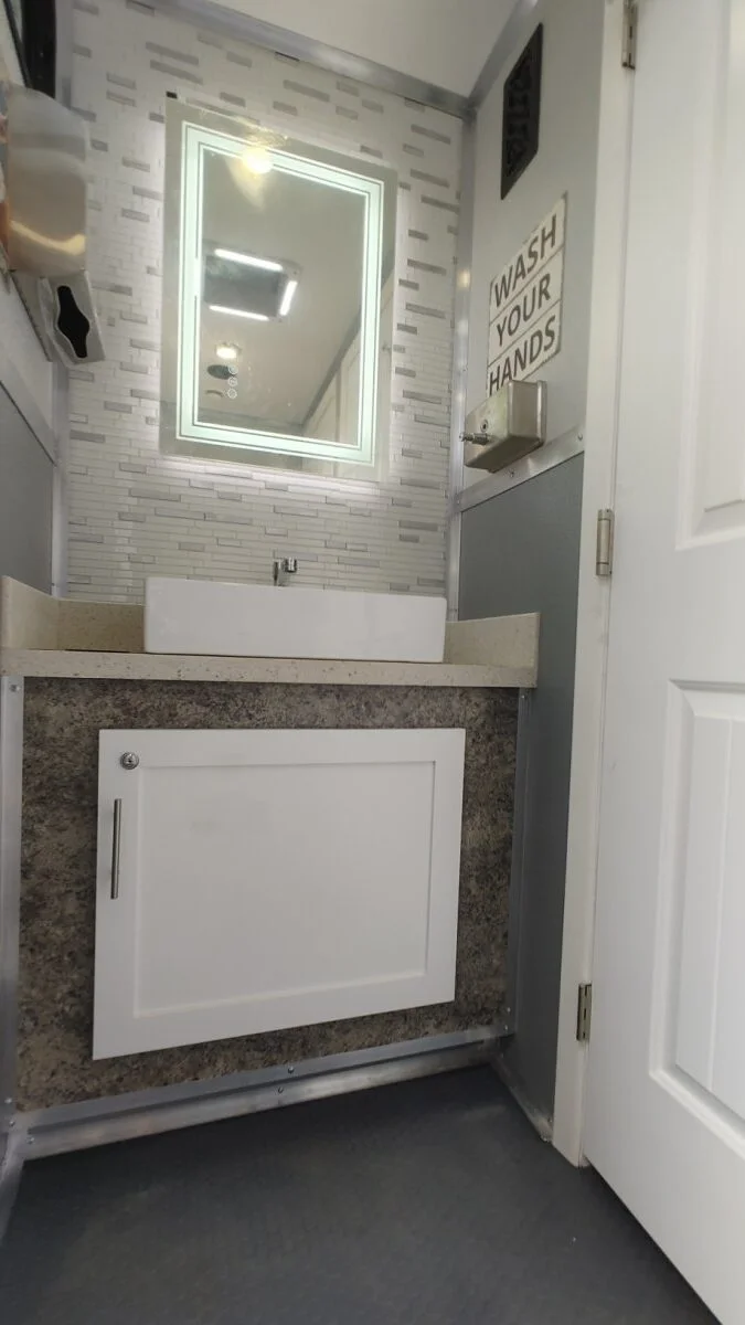 ECT-2-Stall Luxury Restroom Trailer 12' x 7' - Image 7