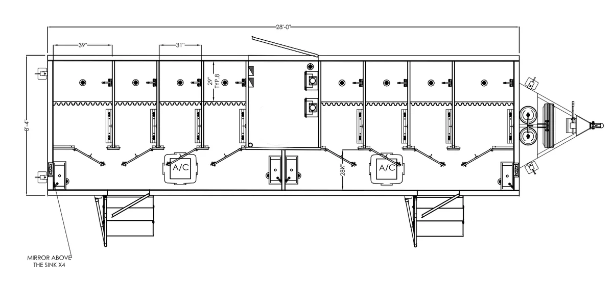 USED 8 Station Shower Trailer | Optimum Series - Image 11