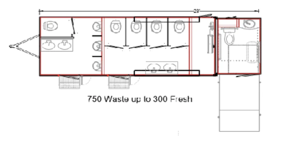 USED ADA Restroom Trailer +8 Station | Oahu Series - 4 Season - Image 9