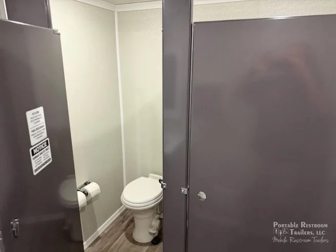 USED ADA Restroom Trailer + 4 Station | Oahu Series- Public Floor Plan - Image 3