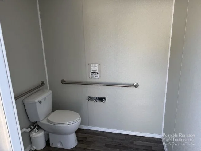 USED ADA Restroom Trailer + 4 Station | Oahu Series- Public Floor Plan - Image 8