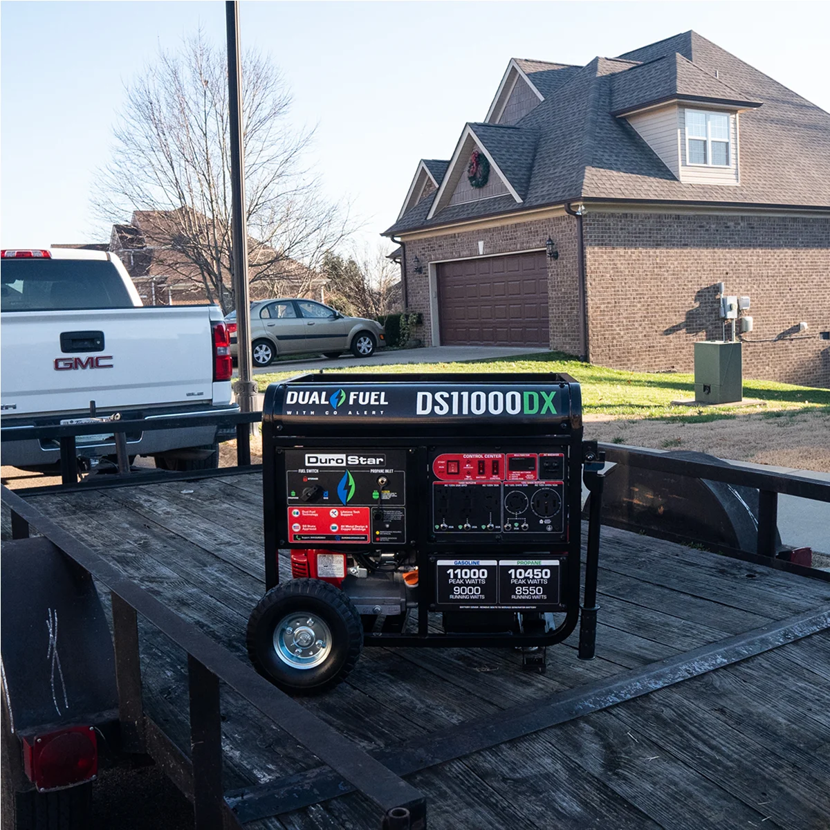 11,000 Watt Dual Fuel Portable Generator w/ CO Alert - Image 10