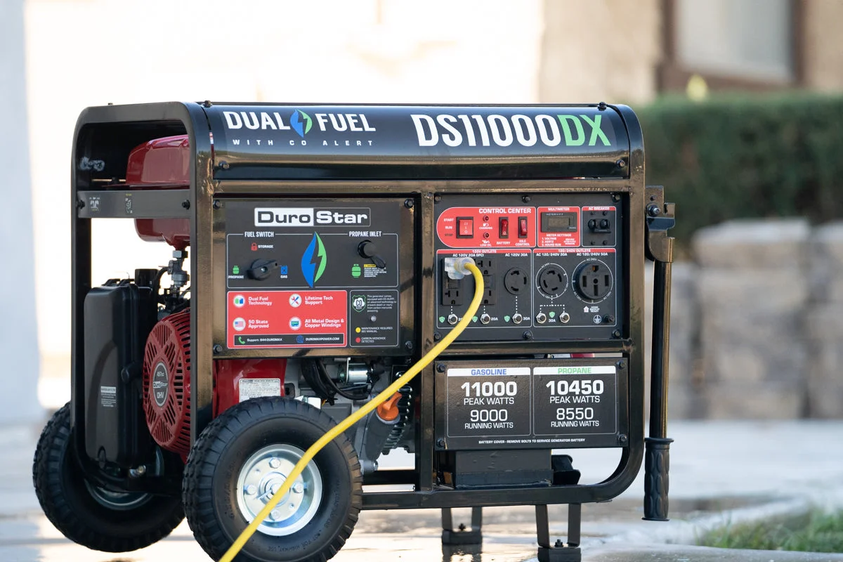 11,000 Watt Dual Fuel Portable Generator w/ CO Alert - Image 14