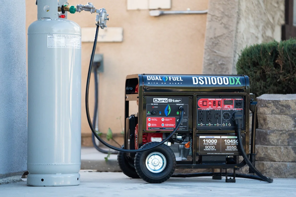 11,000 Watt Dual Fuel Portable Generator w/ CO Alert - Image 24