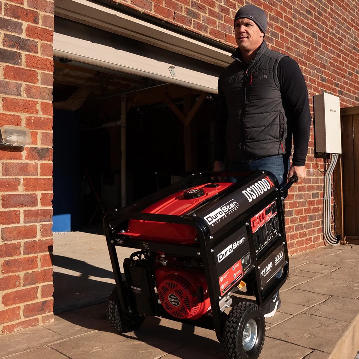 11,000 Watt Gasoline Portable Generator w/ CO Alert - Image 5