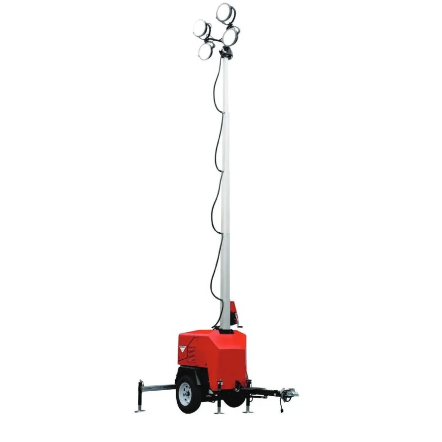 Multiquip GBX12SK GloBug Towable 4-Spot Projection Light Tower