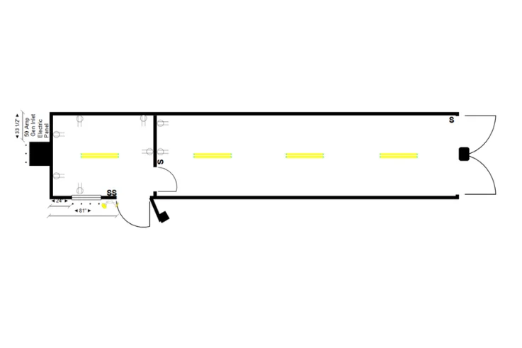 40ft Mobile Office Shipping Container with Storage (10/30) (40STMOS1030) - Image 9