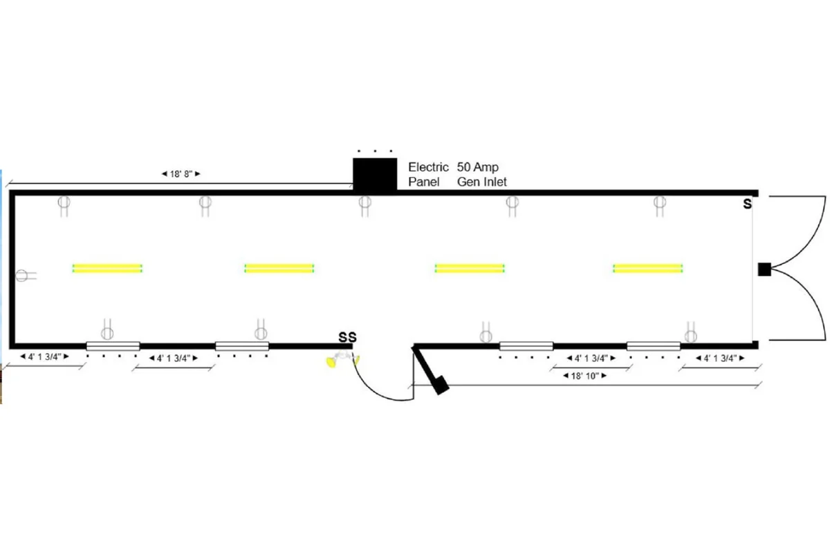 40ft Shipping Container Office (Insulated / With Siding) (40HCOFIS) - Image 5