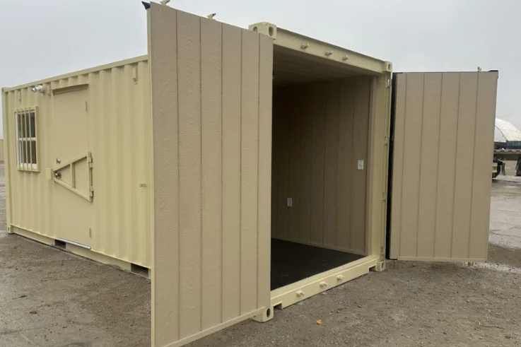 20ft Shipping Container Office (Insulated / With Siding) (20STOFIS) - Image 4