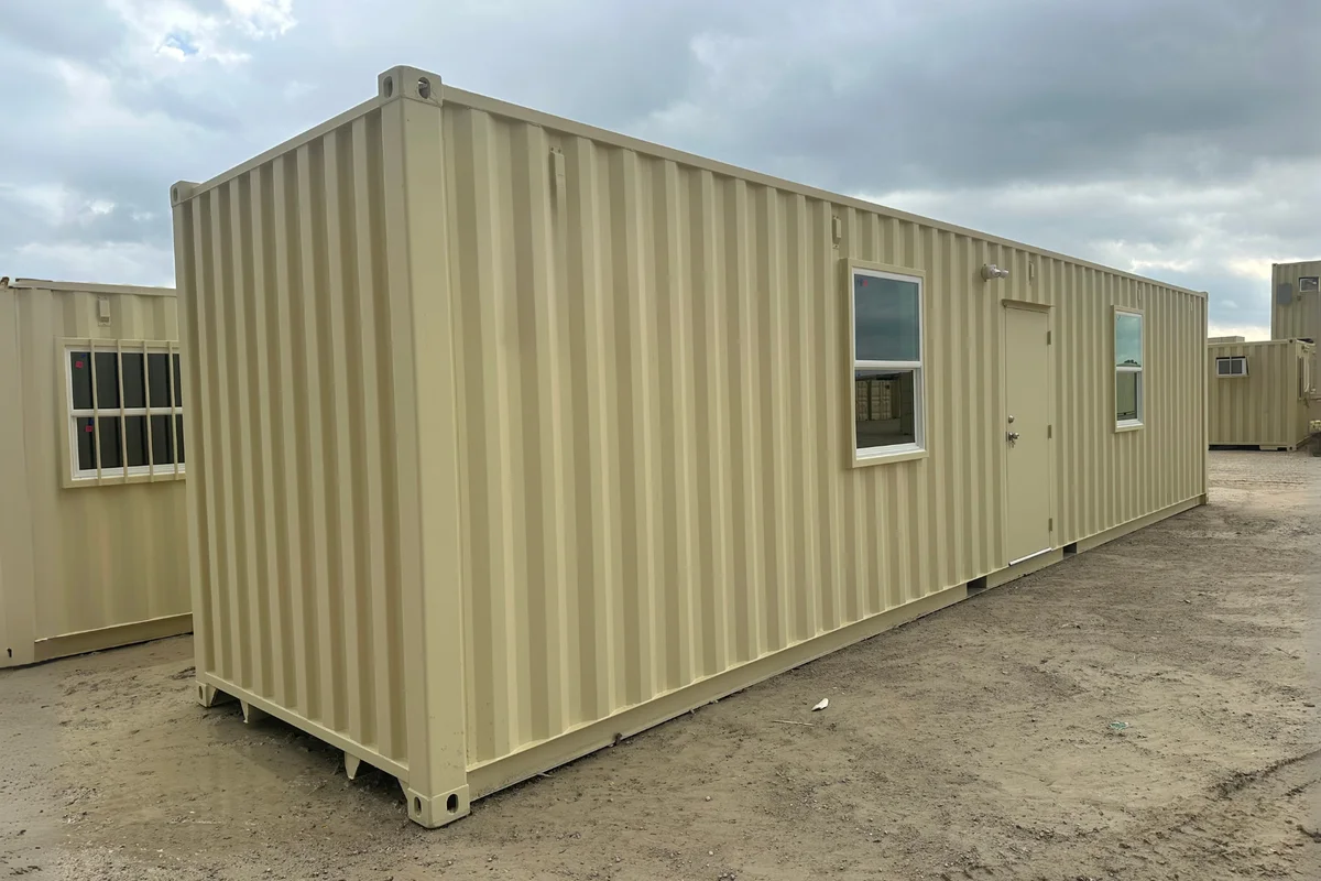 40ft Shipping Container Office (Insulated / No Siding) (40HCOFI)