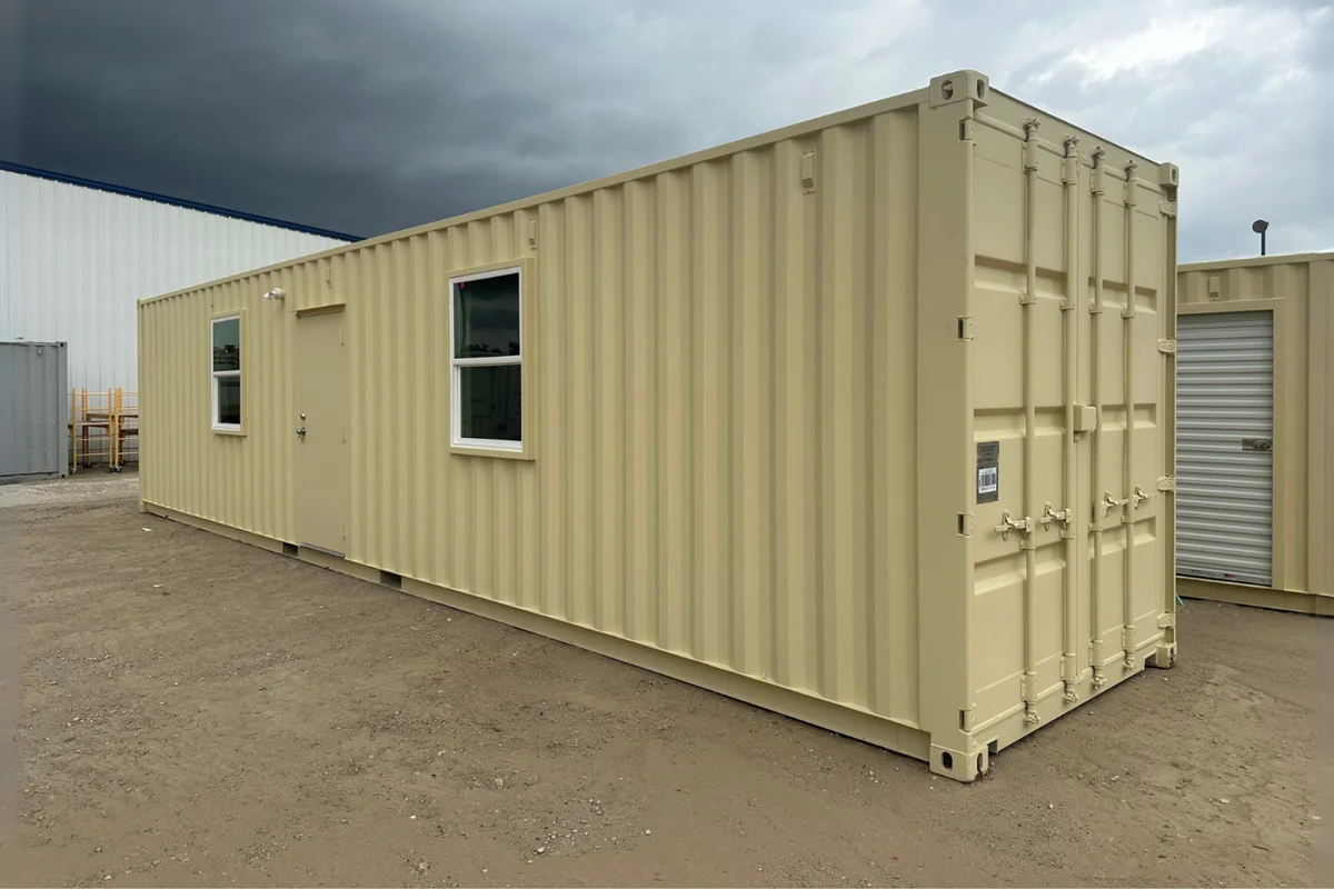 40ft Shipping Container Office (Insulated / No Siding) (40HCOFI) - Image 2