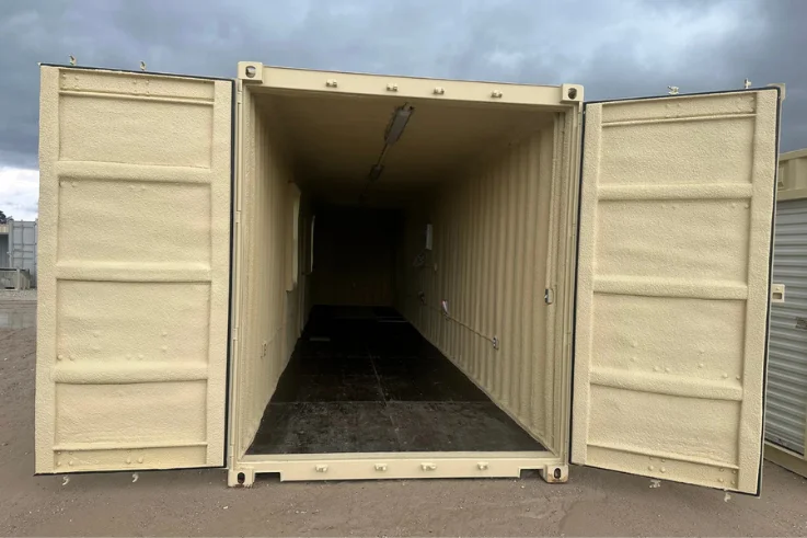 40ft Shipping Container Office (Insulated / No Siding) (40HCOFI) - Image 5