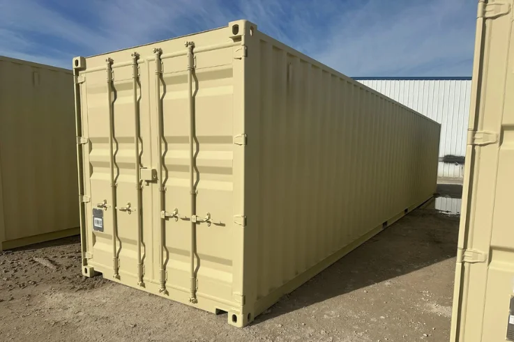 40ft Mobile Office Shipping Container with Storage (18/22) (40HCMOS1822) - Image 3