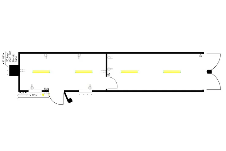 40ft Mobile Office Shipping Container with Storage (18/22) (40HCMOS1822) - Image 8