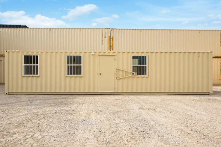 40ft Mobile Office Shipping Container with Bathroom (40STMOB)