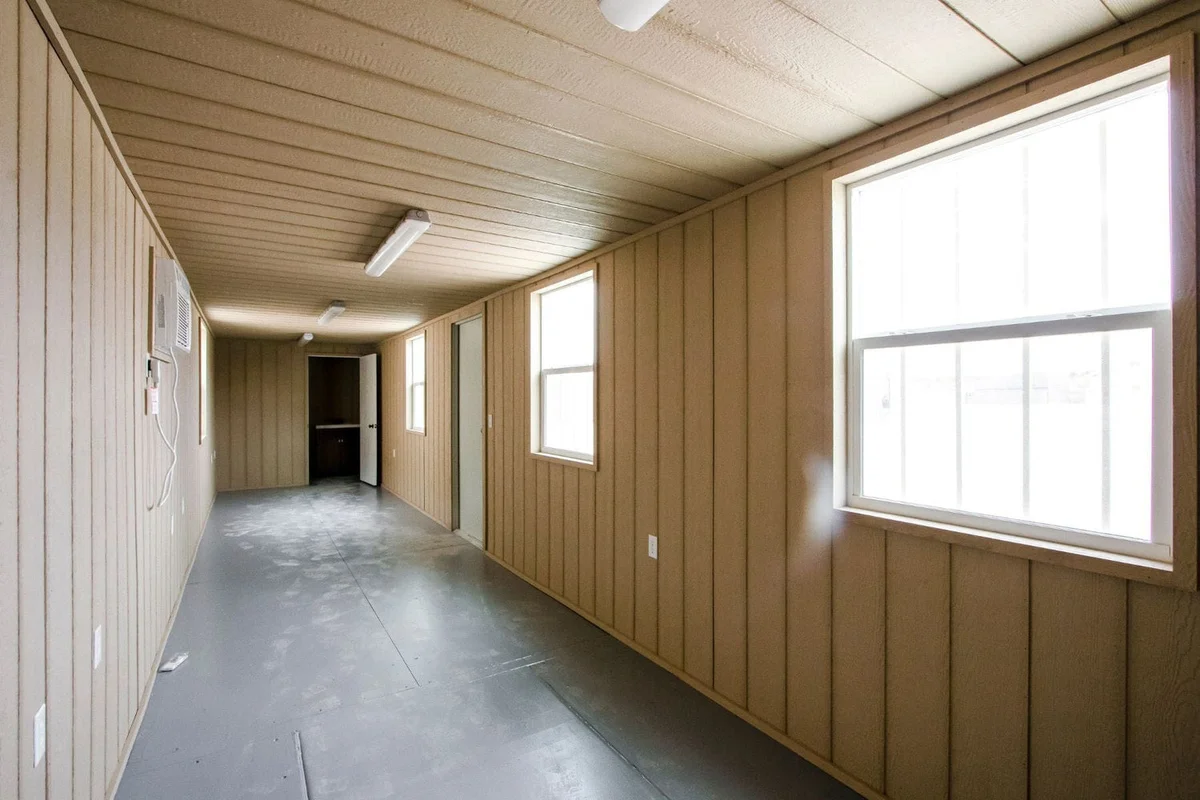 40ft Mobile Office Shipping Container with Bathroom (40STMOB) - Image 2