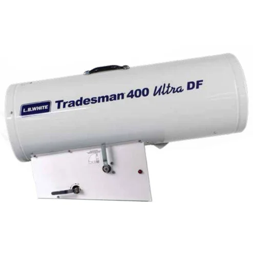LB White Tradesman 400 Ultra DF NG/LP Forced Air Heater 175,000-400,000 BTU