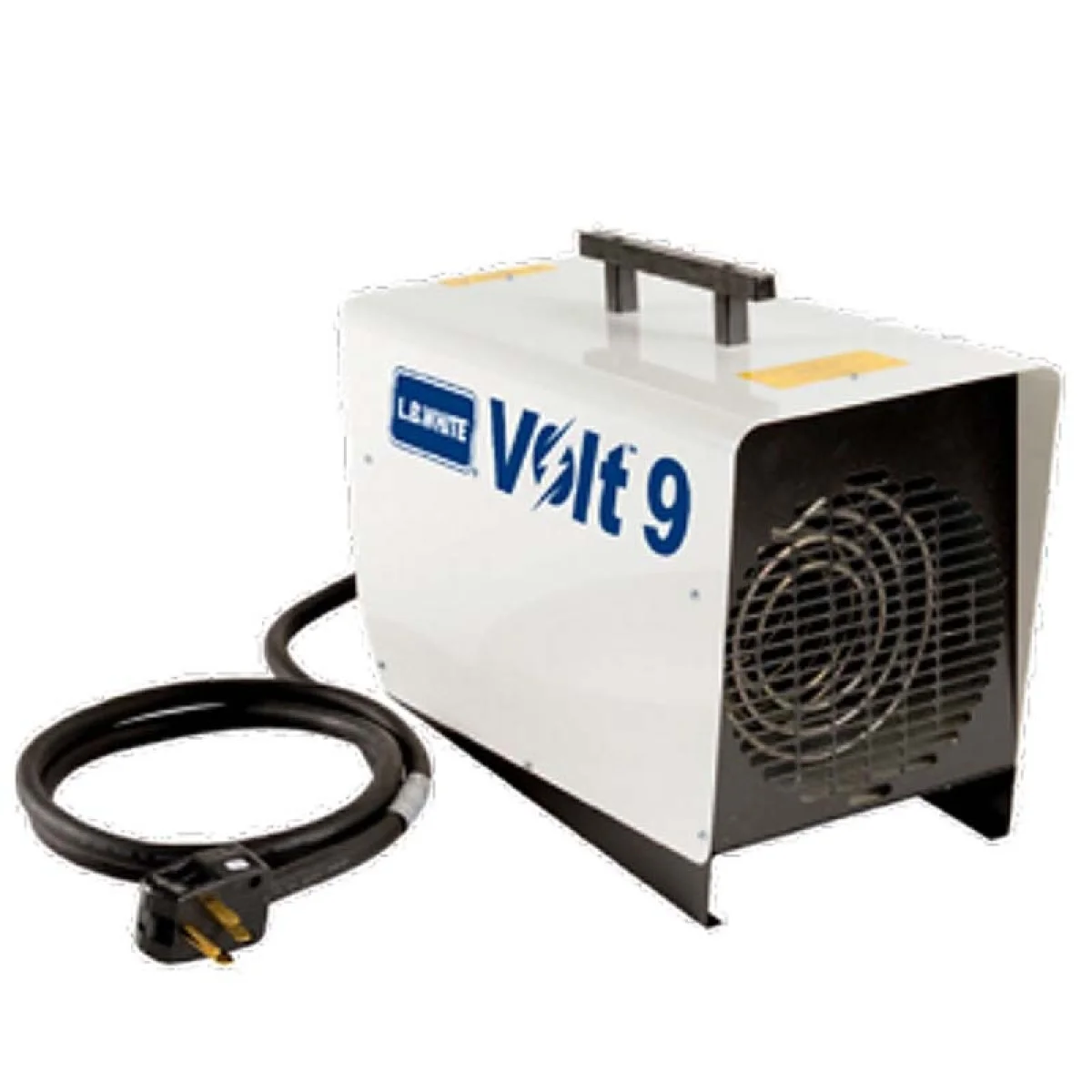 LB White Volt 9 Electric Forced Air Heater 20,500-30,700 BTU - Image 2