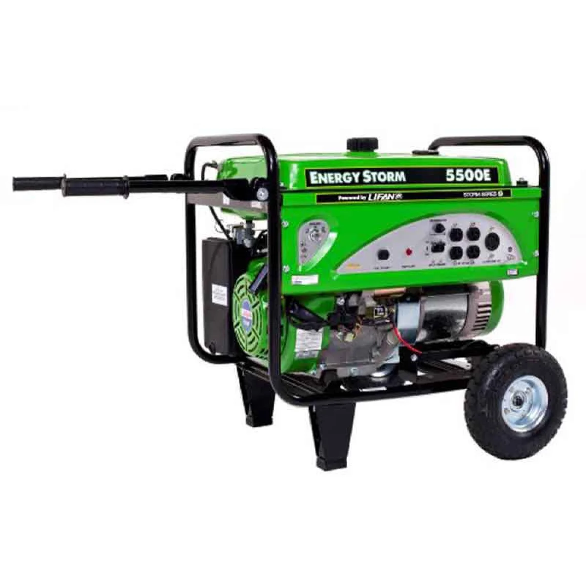 Lifan Energy Storm 5500 Watt Generator ES5500E With Wheel Kit - Image 2