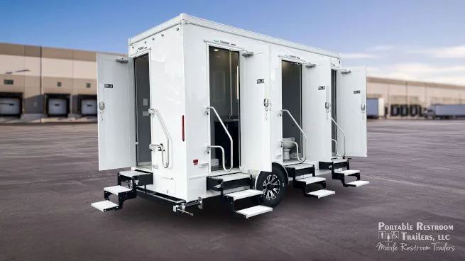 4 Station Restroom Trailer | Legend Series - 4 Season - Image 3