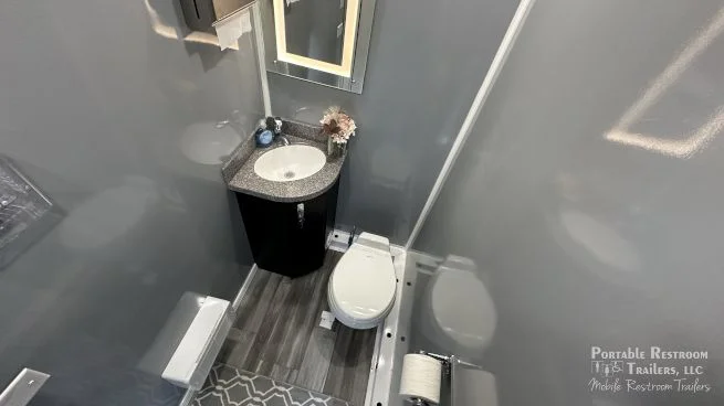 4 Station Restroom Trailer | Legend Series - 4 Season - Image 8