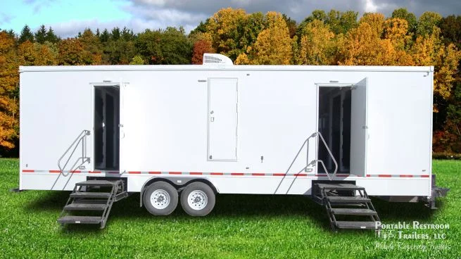 8 Station Portable Shower Trailer | Classic Series - 4 Season Package - Image 2
