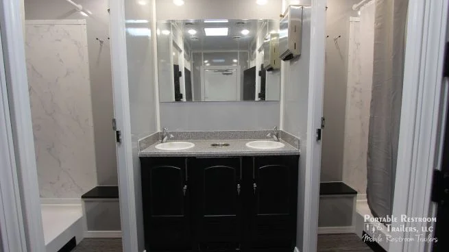 8 Station Portable Shower Trailer | Classic Series - 4 Season Package - Image 8