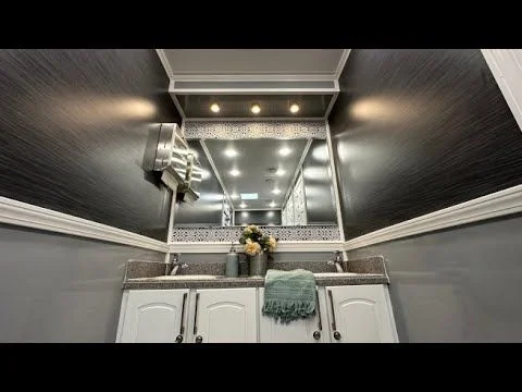 6 Station Portable Bathroom Trailer | Coastal Series 4 Season Package - Image 2