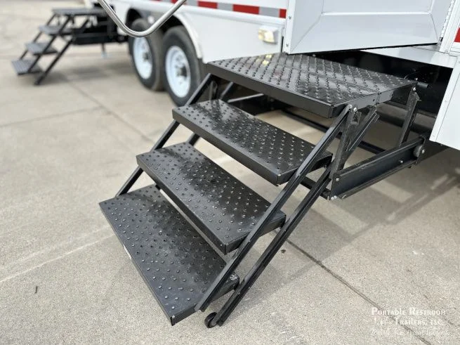 6 Station Portable Bathroom Trailer | Coastal Series 4 Season Package - Image 21