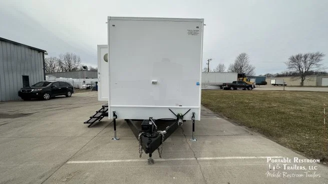 6 Station Portable Bathroom Trailer | Coastal Series 4 Season Package - Image 22
