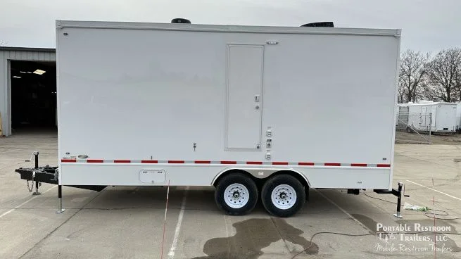 6 Station Portable Bathroom Trailer | Coastal Series 4 Season Package - Image 25