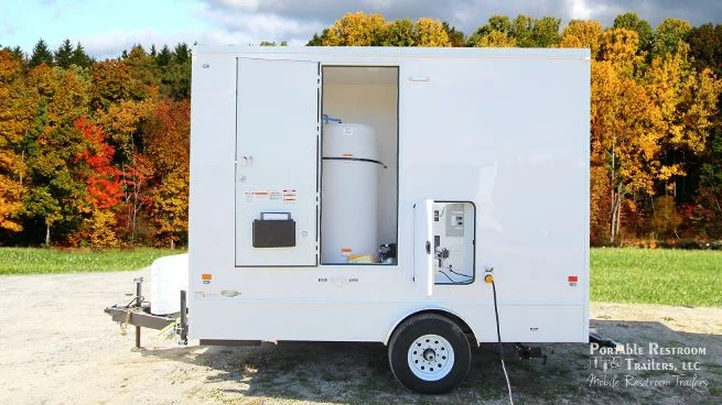 2 Station Shower Trailer with Sinks - 4 Season Package - Image 2