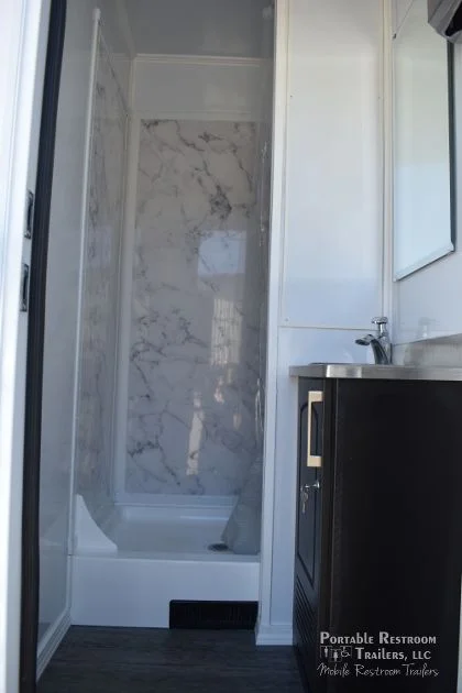 2 Station Shower Trailer with Sinks - 4 Season Package - Image 6