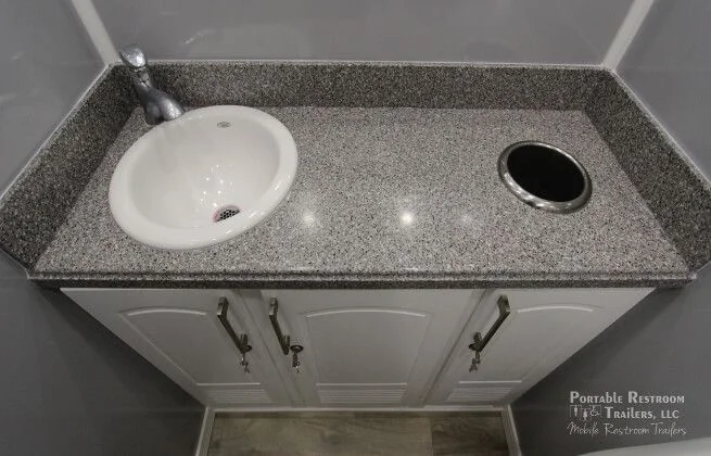 3 Station Restroom Trailer | Affordable Advantage Series - Image 10