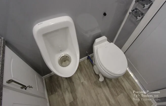 3 Station Restroom Trailer | Affordable Advantage Series - Image 11
