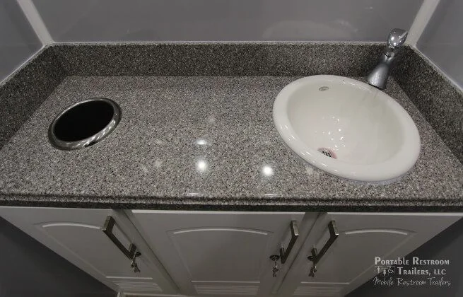 3 Station Restroom Trailer | Affordable Advantage Series - Image 4