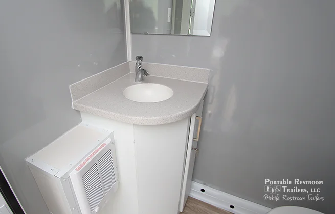 4 Station Bathroom Trailer | Affordable Advantage Series - 4 Season