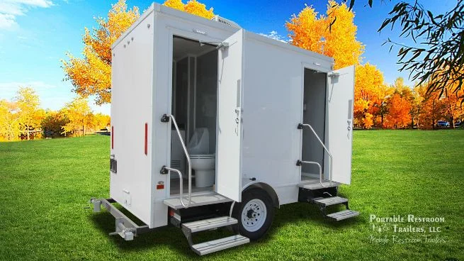 2 Station Restroom Trailer | Affordable Advantage Series - Image 13
