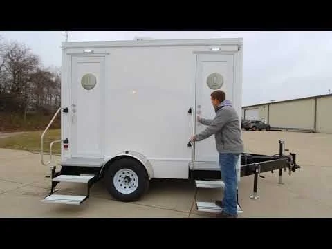 2 Station Restroom Trailer | Affordable Advantage Series - Image 2